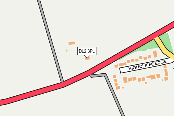 DL2 3PL map - OS OpenMap – Local (Ordnance Survey)