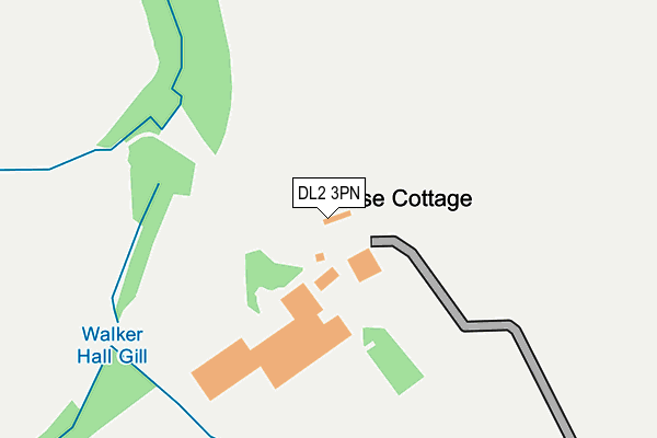 DL2 3PN map - OS OpenMap – Local (Ordnance Survey)