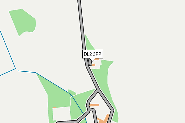 DL2 3PP map - OS OpenMap – Local (Ordnance Survey)