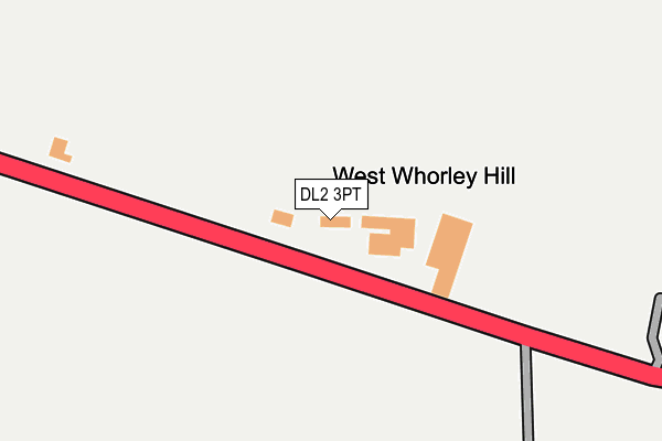 DL2 3PT map - OS OpenMap – Local (Ordnance Survey)