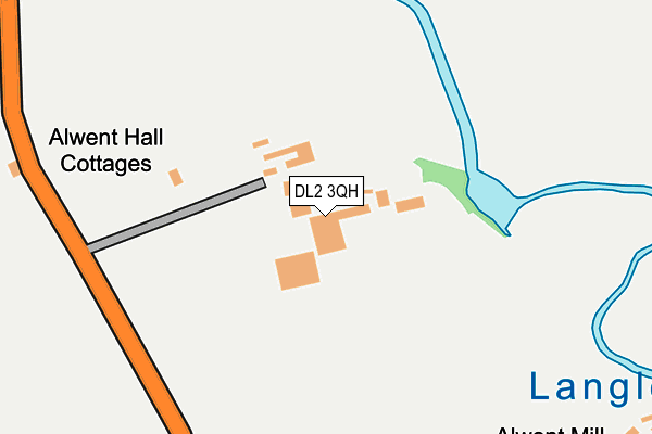 DL2 3QH map - OS OpenMap – Local (Ordnance Survey)