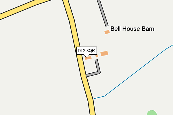DL2 3QR map - OS OpenMap – Local (Ordnance Survey)