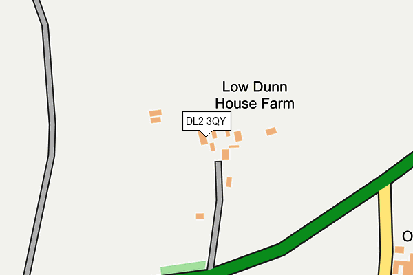 DL2 3QY map - OS OpenMap – Local (Ordnance Survey)