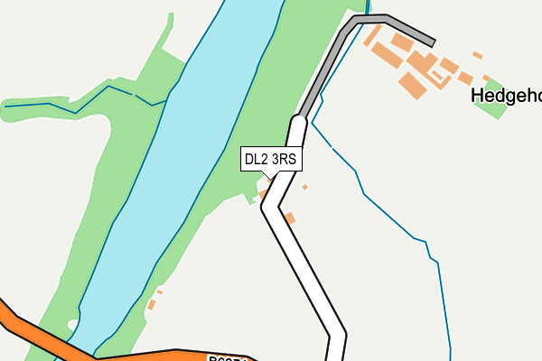 DL2 3RS map - OS OpenMap – Local (Ordnance Survey)