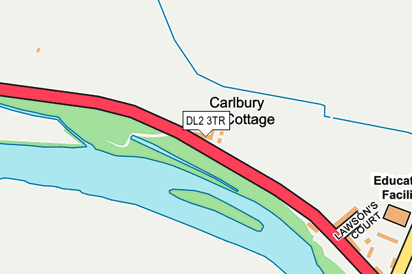 DL2 3TR map - OS OpenMap – Local (Ordnance Survey)