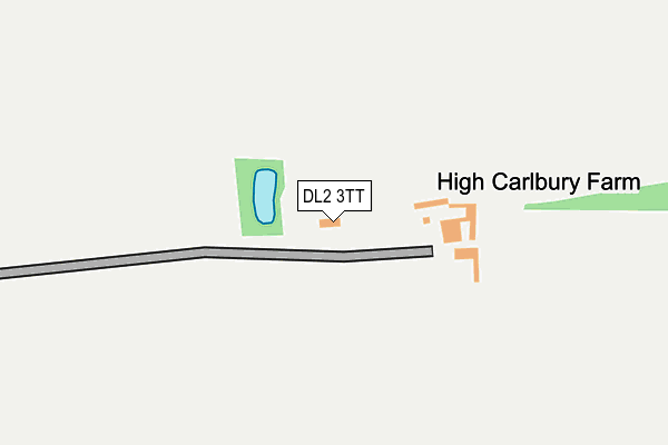 DL2 3TT map - OS OpenMap – Local (Ordnance Survey)