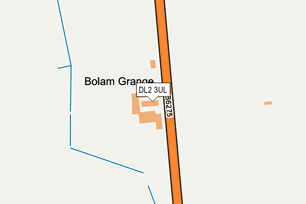DL2 3UL map - OS OpenMap – Local (Ordnance Survey)