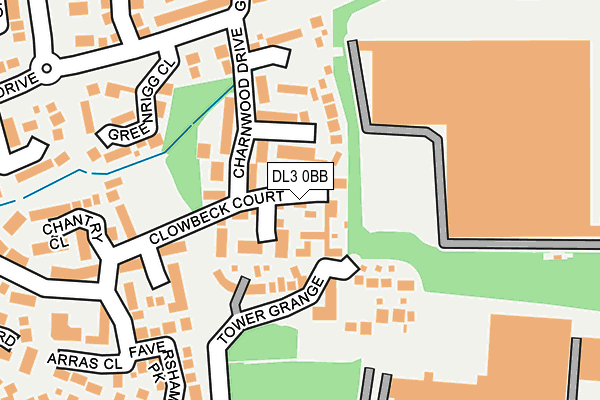 DL3 0BB map - OS OpenMap – Local (Ordnance Survey)