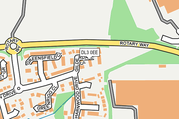 DL3 0EE map - OS OpenMap – Local (Ordnance Survey)