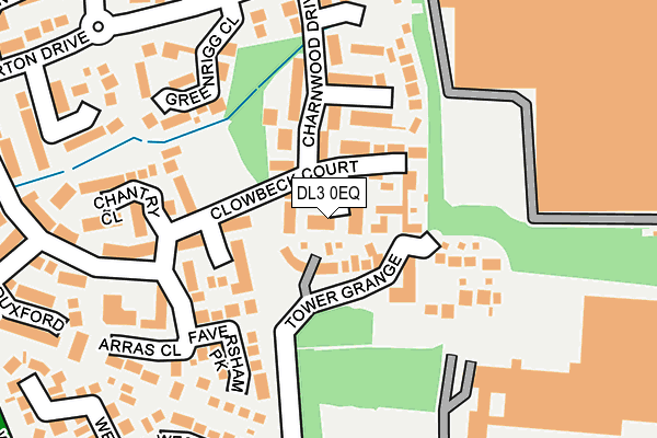 DL3 0EQ map - OS OpenMap – Local (Ordnance Survey)