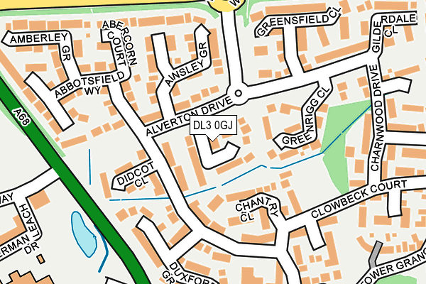 DL3 0GJ map - OS OpenMap – Local (Ordnance Survey)