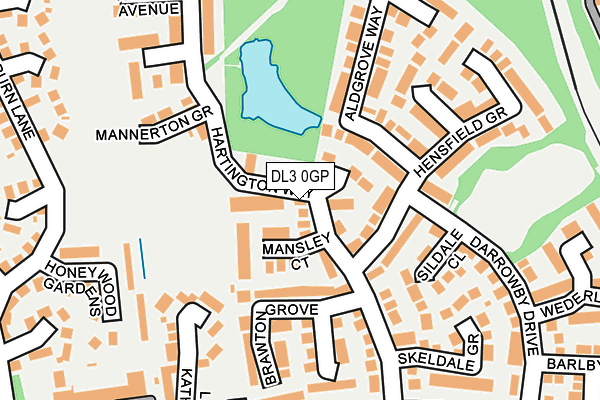 DL3 0GP map - OS OpenMap – Local (Ordnance Survey)