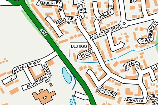 DL3 0GQ map - OS OpenMap – Local (Ordnance Survey)