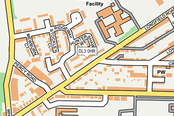 DL3 0HR map - OS OpenMap – Local (Ordnance Survey)