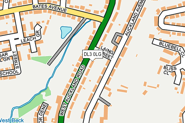 DL3 0LG map - OS OpenMap – Local (Ordnance Survey)