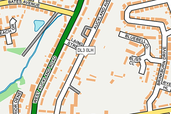 DL3 0LH map - OS OpenMap – Local (Ordnance Survey)