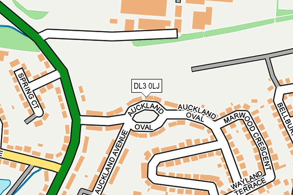 DL3 0LJ map - OS OpenMap – Local (Ordnance Survey)