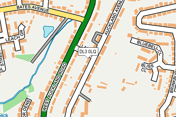 DL3 0LQ map - OS OpenMap – Local (Ordnance Survey)