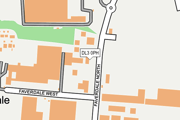 DL3 0PH map - OS OpenMap – Local (Ordnance Survey)