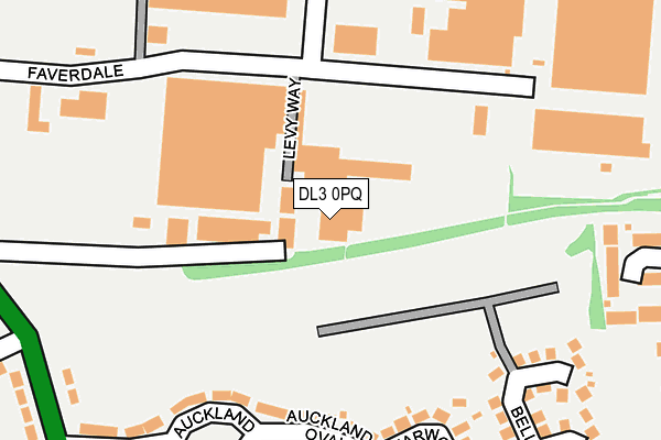 DL3 0PQ map - OS OpenMap – Local (Ordnance Survey)