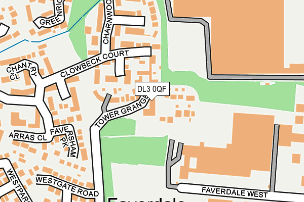 DL3 0QF map - OS OpenMap – Local (Ordnance Survey)