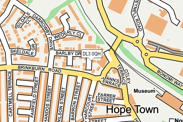 DL3 0QH map - OS OpenMap – Local (Ordnance Survey)