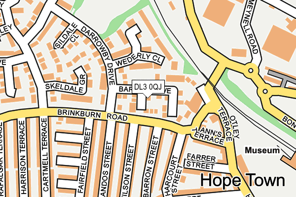 DL3 0QJ map - OS OpenMap – Local (Ordnance Survey)