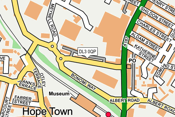 DL3 0QP map - OS OpenMap – Local (Ordnance Survey)