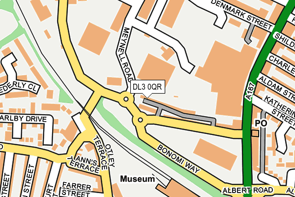 DL3 0QR map - OS OpenMap – Local (Ordnance Survey)