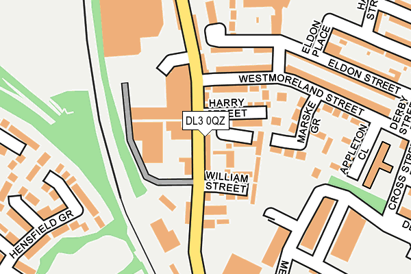 DL3 0QZ map - OS OpenMap – Local (Ordnance Survey)