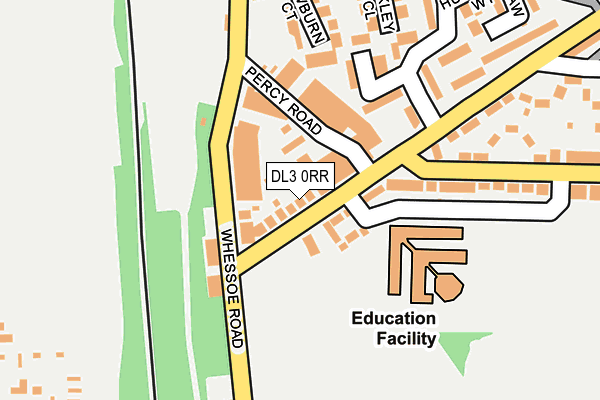 DL3 0RR map - OS OpenMap – Local (Ordnance Survey)