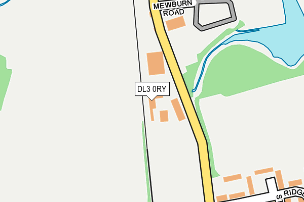 DL3 0RY map - OS OpenMap – Local (Ordnance Survey)