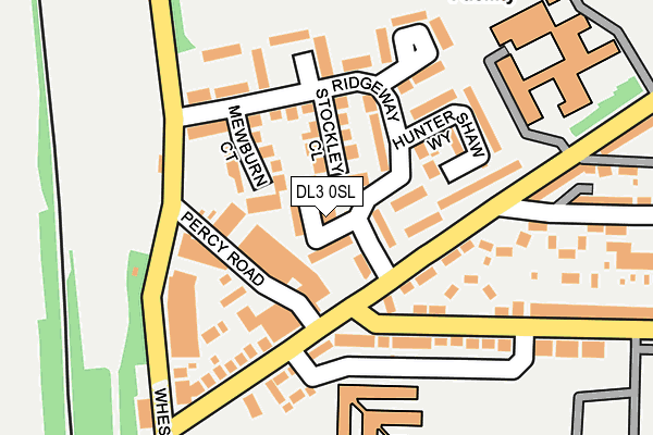 DL3 0SL map - OS OpenMap – Local (Ordnance Survey)