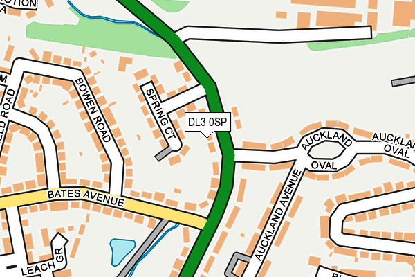 DL3 0SP map - OS OpenMap – Local (Ordnance Survey)