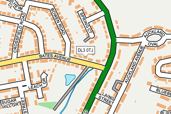 DL3 0TJ map - OS OpenMap – Local (Ordnance Survey)