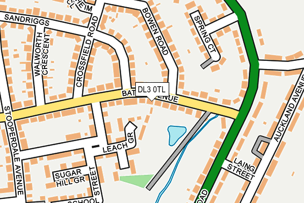 DL3 0TL map - OS OpenMap – Local (Ordnance Survey)