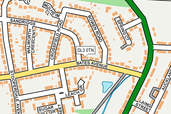 DL3 0TN map - OS OpenMap – Local (Ordnance Survey)