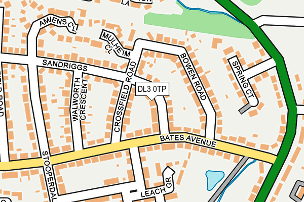 DL3 0TP map - OS OpenMap – Local (Ordnance Survey)