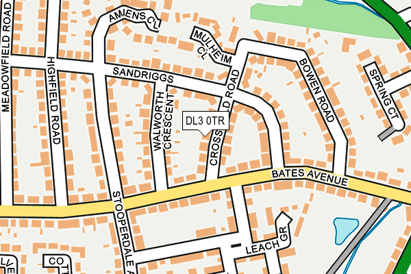 DL3 0TR map - OS OpenMap – Local (Ordnance Survey)