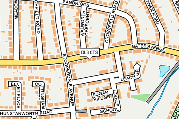 DL3 0TS map - OS OpenMap – Local (Ordnance Survey)