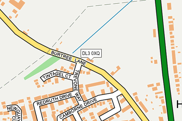 DL3 0XQ map - OS OpenMap – Local (Ordnance Survey)