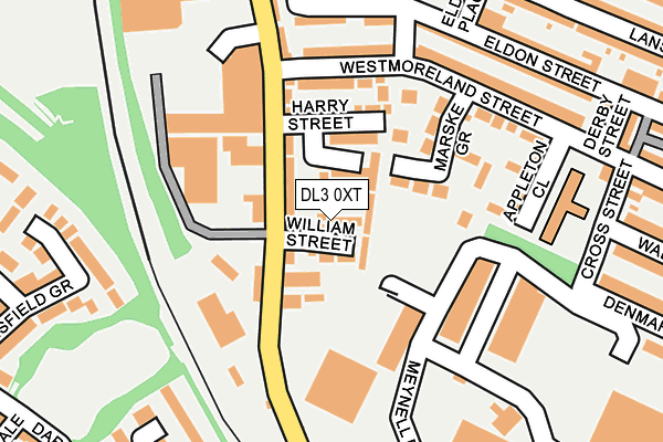 DL3 0XT map - OS OpenMap – Local (Ordnance Survey)