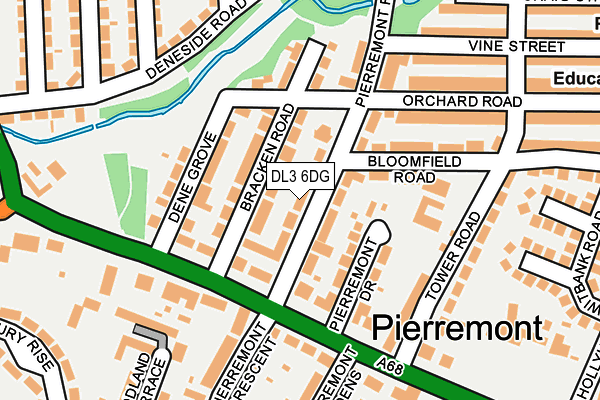 DL3 6DG map - OS OpenMap – Local (Ordnance Survey)