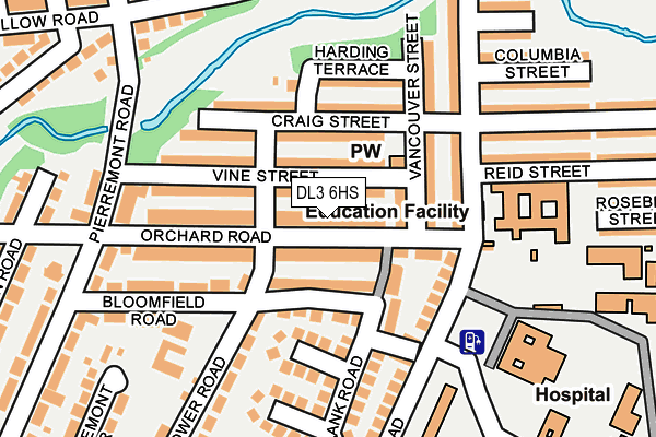 DL3 6HS map - OS OpenMap – Local (Ordnance Survey)
