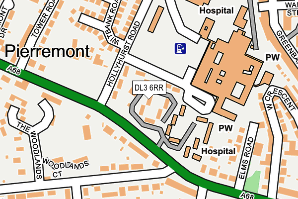 DL3 6RR map - OS OpenMap – Local (Ordnance Survey)