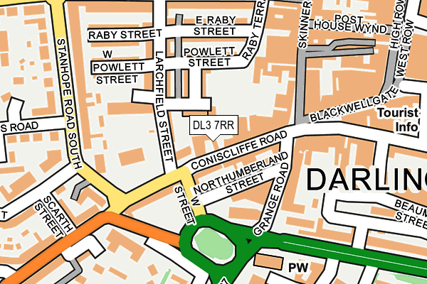 DL3 7RR map - OS OpenMap – Local (Ordnance Survey)