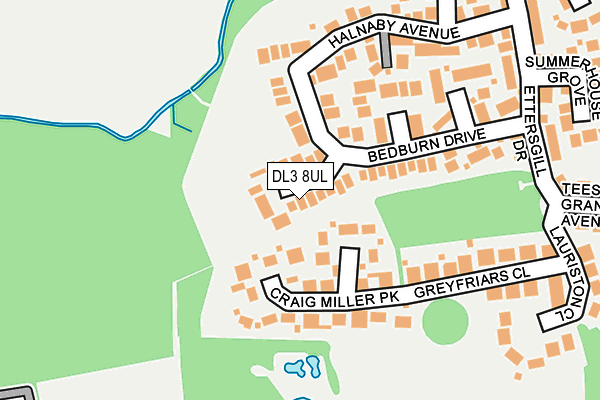 DL3 8UL map - OS OpenMap – Local (Ordnance Survey)