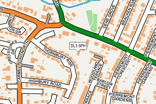 DL3 9PH map - OS OpenMap – Local (Ordnance Survey)