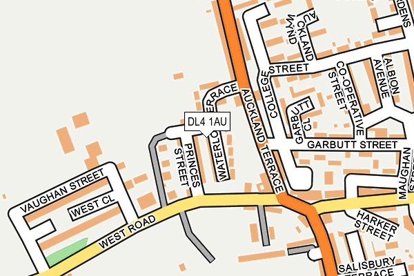 DL4 1AU map - OS OpenMap – Local (Ordnance Survey)