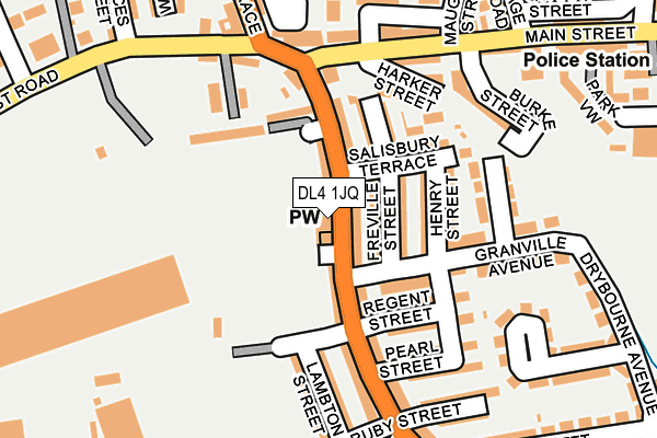 DL4 1JQ map - OS OpenMap – Local (Ordnance Survey)